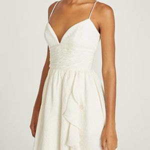 Theia MAIKA CASCADING RUFFLE DRESS